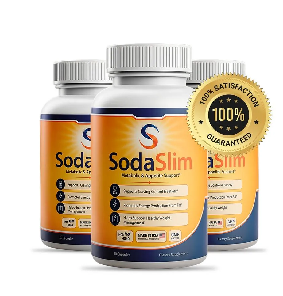 SodaSlim Supplement Bottles and Active Support Blend